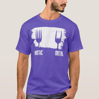 ロックプラスチックメタル音楽バンドミュージシャン Tシャツ