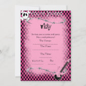 ロックプリンセス-招待状 招待状 (裏面)