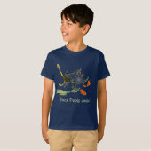 ロックプールのカニ 魚 海辺の楽しみ Tシャツ (正面フル)