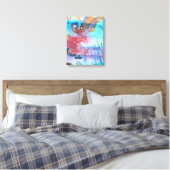 ロックプール。 キャンバスプリント (インサイチュ (寝室))