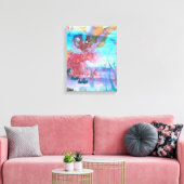 ロックプール。 キャンバスプリント (インサイチュ (リビング))