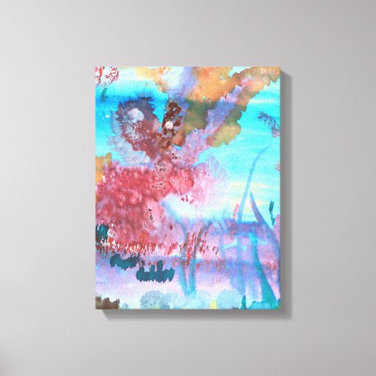 ロックプール。 キャンバスプリント (正面)