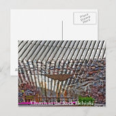 ロックヘルシンキ教会 ポストカード (正面/裏面)