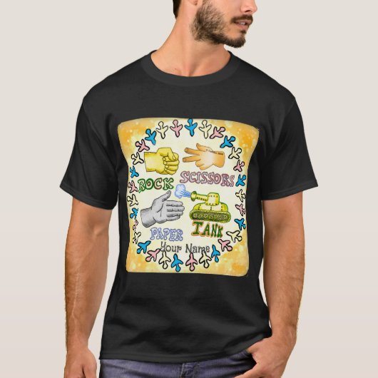 ロックペーパータンクTシャツ Tシャツ (正面)