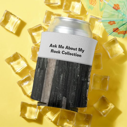 ロックホおもしろいンド白黒ロストライプのック科学者 缶クーラー (インサイチュ 夏)