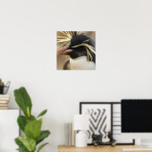 ロックホッパーペンギンポスター ポスター (ホームオフィス)