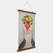 ロックホッパーペンギン 吊り下げ型タペストリー (傾斜あり)