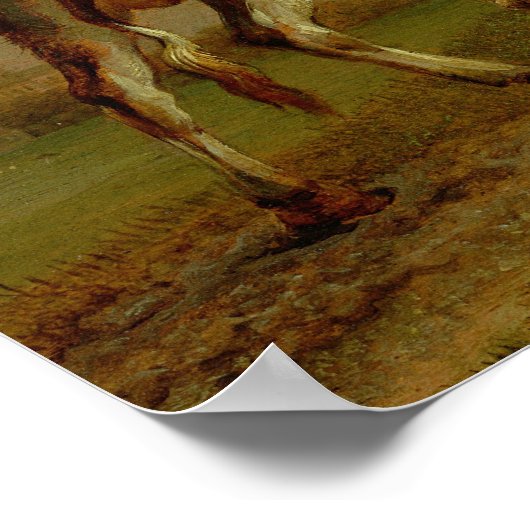 ロックホーン付き2頭， 1653 ポスター (角)