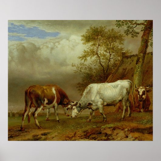 ロックホーン付き2頭, 1653 ポスター (正面)