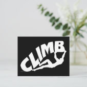 ロックボルダリング登山 ポストカード (スタンド正面)