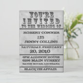 ロックポスターウエディング·インビテ最高のィ(今日の賞) 招待状 (スタンド正面)