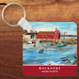 ロックポートハーバーマサチューセッツ新イングランドUSA キーホルダー