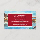 ロックポートハーバーマサチューセッツ新イングランドUSA 名刺 (裏面)