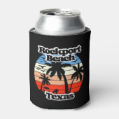 ロックポートビーチテキサス州 缶クーラー (缶正面)