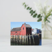 ロックポートマサチューセッツはがき ポストカード (スタンド正面)