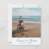 ロックポートメイン写真Save the Date - Penobscot Bay セーブザデート (裏面)