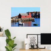 ロックポートモチーフ番号1 ポスター (ホームオフィス)