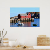 ロックポートモチーフ番号1 ポスター (キッチン)