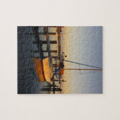 ロックポート、テキサス州港の日没 ジグソーパズル (横)