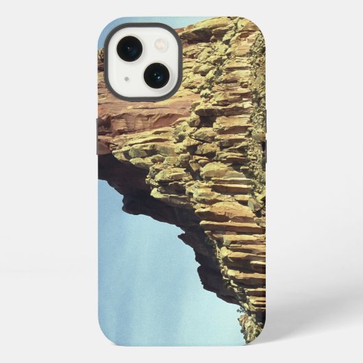 ロックマウンテンの頂上 iPhoneケース (裏面)