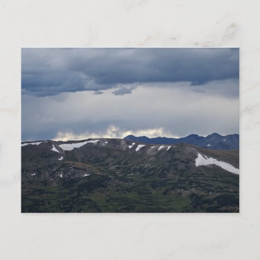 ロックマウンテンパークのトレイル・リッジロード ポストカード (正面)