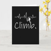 ロックマウンテン登山の岩壁の鼓動 カード (黄色い花)