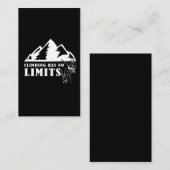 ロックマウンテン登山ノリミットカラビナーハイキング 名刺 (正面/裏面)