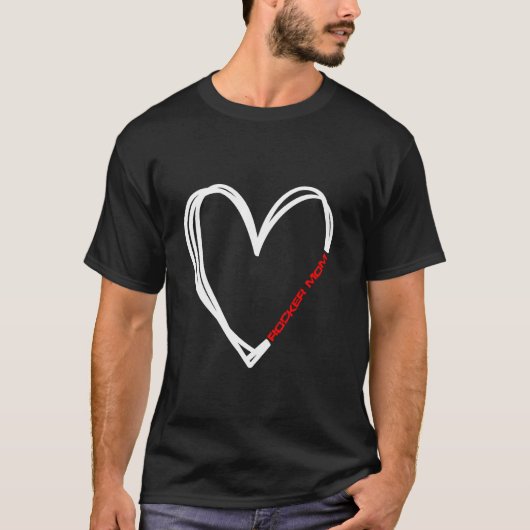ロックママのハート Tシャツ (正面)