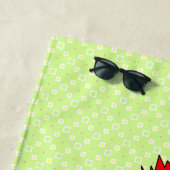 ロックミュージシャンエグヘッド ビーチタオル (インサイチュ)