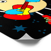 ロックミュージシャンエグヘッド ポスター (角)