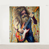 ロックミュージシャン タペストリー (正面)