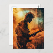 ロックミュージシャン ポストカード (正面/裏面)