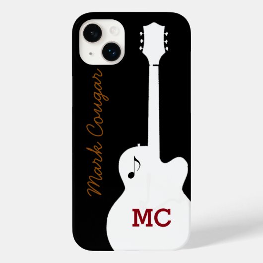 ロックミュージックギタリストのために Case-Mate iPhoneケース (裏面)