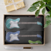 ロックミュージック用エレクトリックギター 薄葉紙 (ギフト)