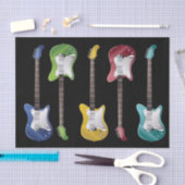 ロックミュージック用エレクトリックギター 薄葉紙 (クラフト)