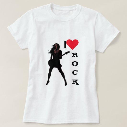 ロックミュージックTシャツ Tシャツ (デザイン正面)
