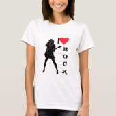 ロックミュージックTシャツ Tシャツ (正面)