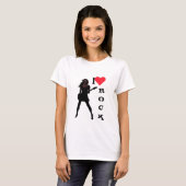 ロックミュージックTシャツ Tシャツ (正面フル)