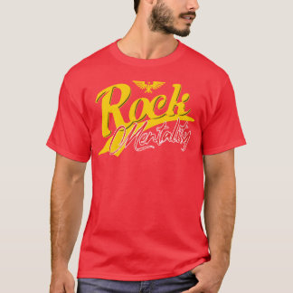 ロックメンタルティ ロック メンタル ティ ヴィンテージ スクリプト ガール Tシャツ