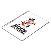 ロックモオシおもしろいシャンカウミュージシャンプン ノートブック (左側)