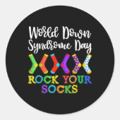 ロックユソックスkid症候群認識度戦士サップ ラウンドシール (正面)