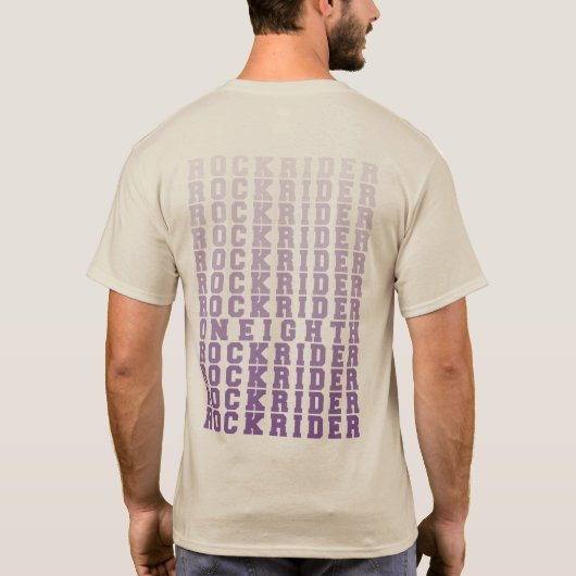 ロックライダーONEIGHTH東京オリジナル Tシャツ (裏面)