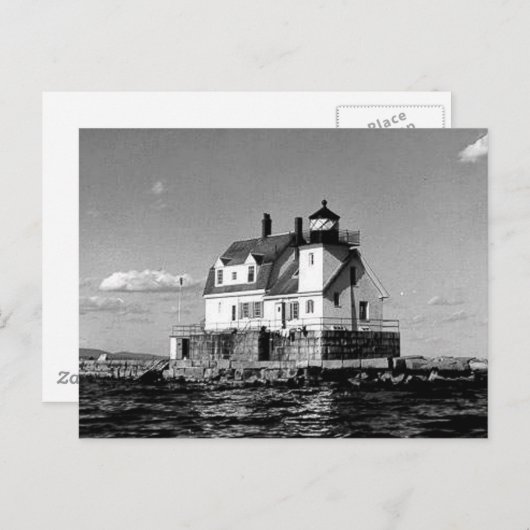 ロックランドハーバーブレークウォーターライトハウス ポストカード (正面/裏面)