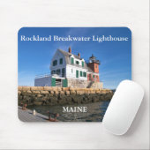 ロックランドブレイクウォーターライトハウスメインマウスパッド マウスパッド (マウス)