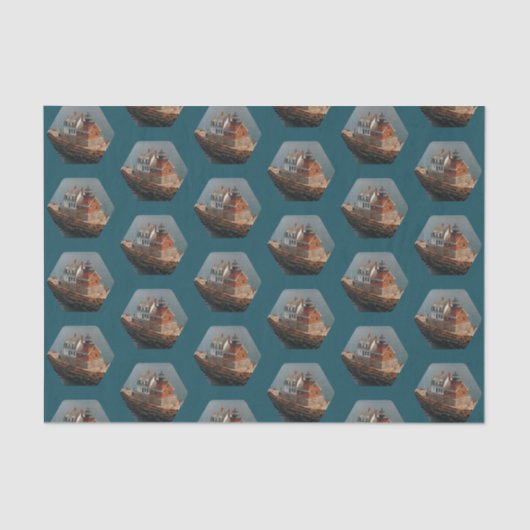 ロックランドブレークウォーターメインライトハウス 薄葉紙 (正面)