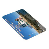 ロックランド防波堤ライトハウス、メイン州フォトマグネット マグネット (右側)