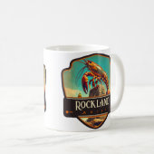 ロックランド, メイン州 | ビンテージ コーヒーマグカップ (正面右)