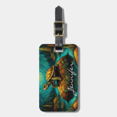 ロックリバーカメ ラゲッジタグ (正面縦)