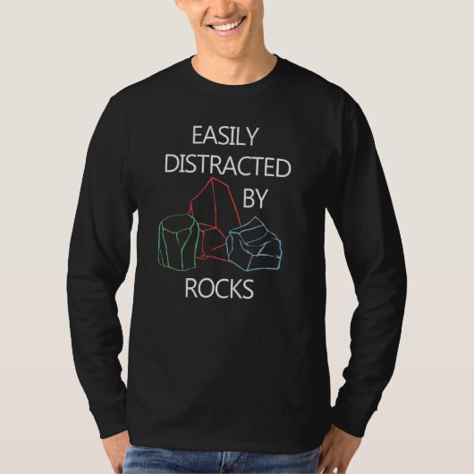 ロックリングおもしろいことわざ地球科学 Tシャツ (正面)