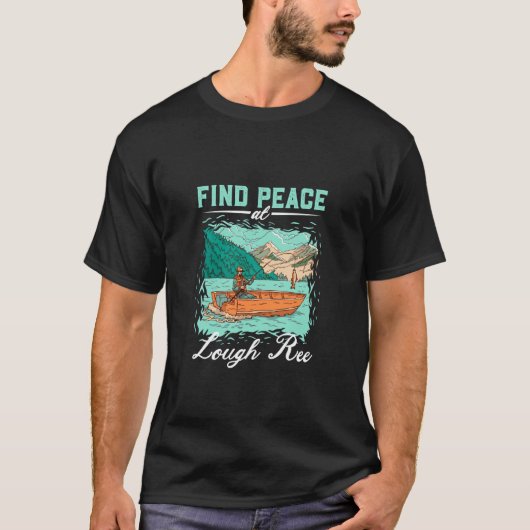 ロックリー湖での釣り Tシャツ (正面)